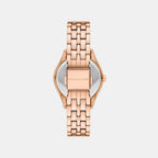 Harlowe Women Quartz White Dial Analog Stainless Steel Watch MK7652