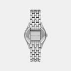 Harlowe Women Quartz Silver Dial Analog Stainless Steel Watch MK7653