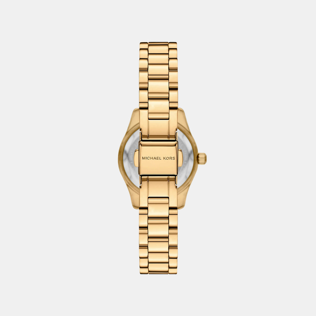Lexington Women Quartz Gold Dial Analog Stainless Steel Watch MK7659SET