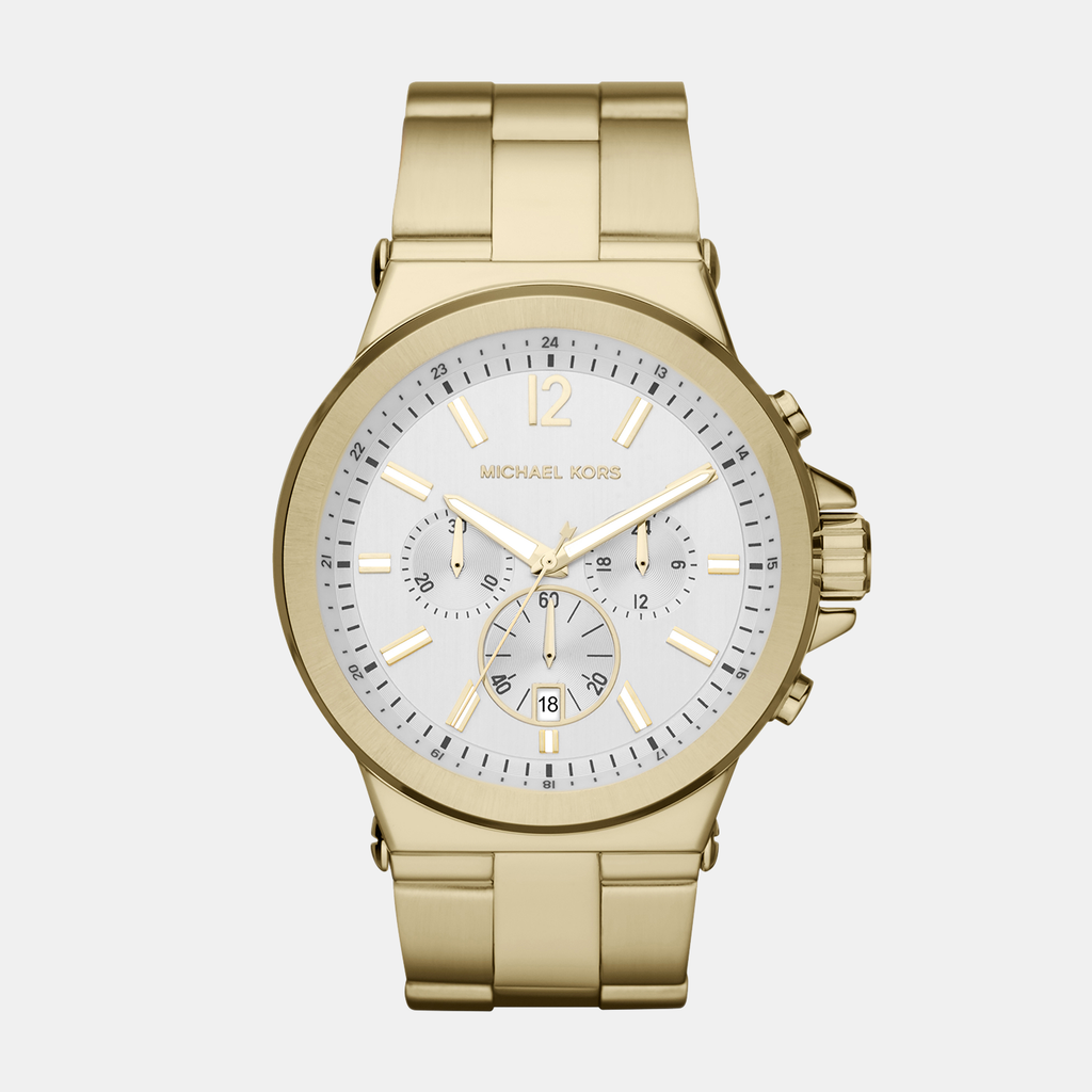 Michael Kors Round White Chronograph watch