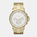 Michael Kors Round White Chronograph watch
