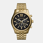 Michael Kors Round Black Chronograph watch