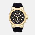 Michael Kors Round Black Chronograph watch