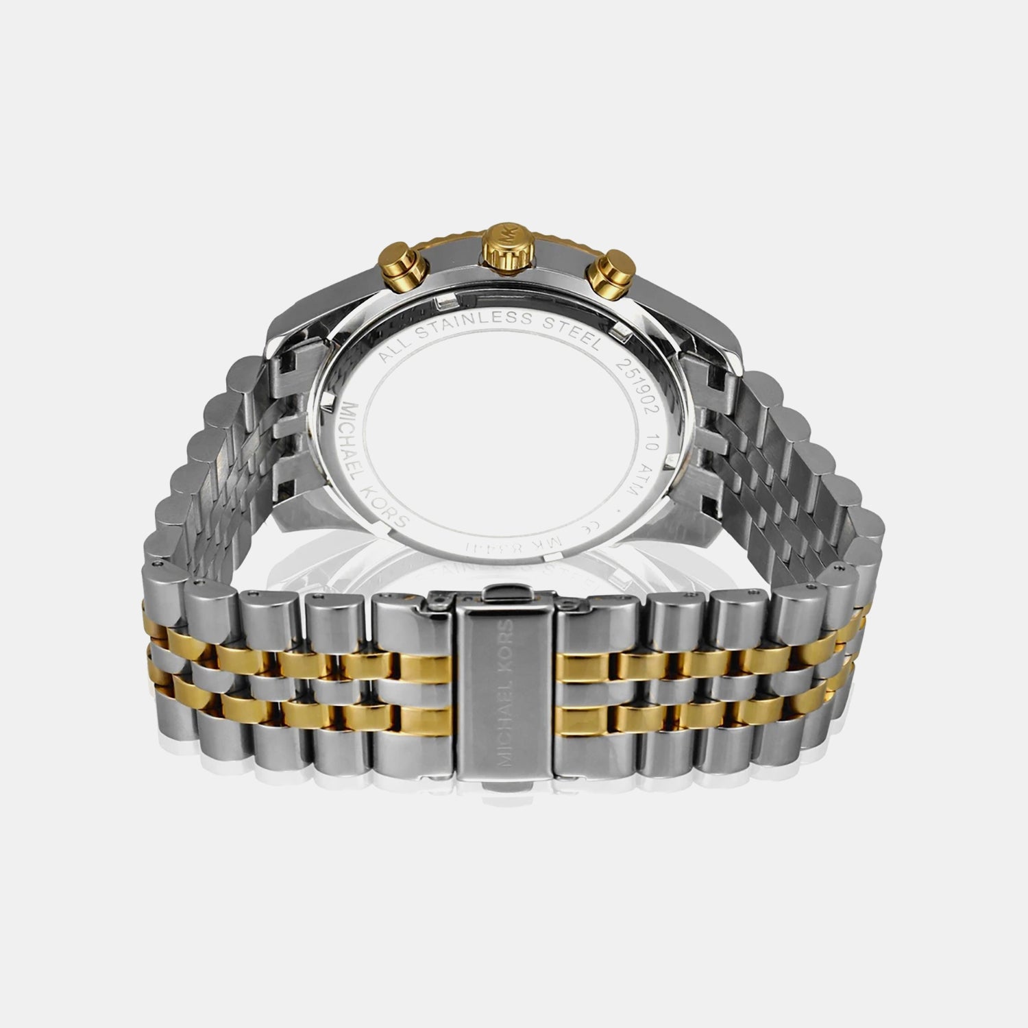 Lexington Men Quartz Silver Dial Chronograph Stainless Steel Watch MK8344