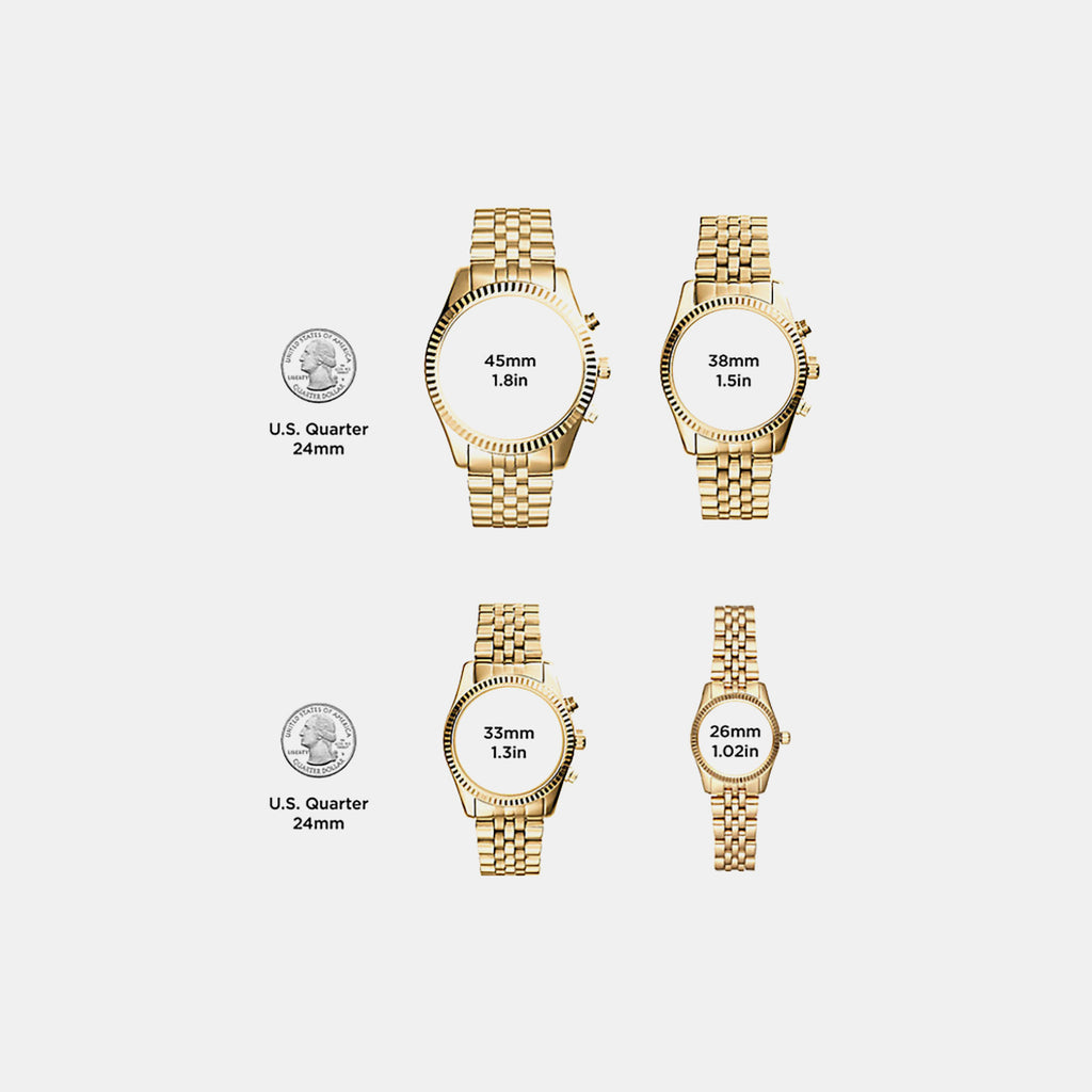 Slim Runway Men Quartz Grey Dial Analog Stainless Steel Watch MK8576