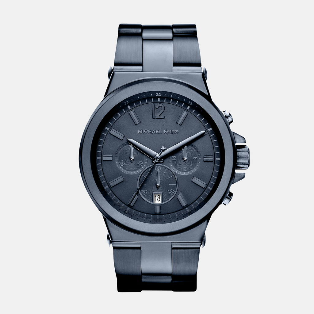 Michael Kors Round Blue Chronograph watch