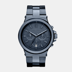 Michael Kors Round Blue Chronograph watch