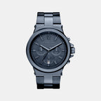 Dylan Men Quartz Blue Dial Chronograph Stainless Steel Watch MK8655