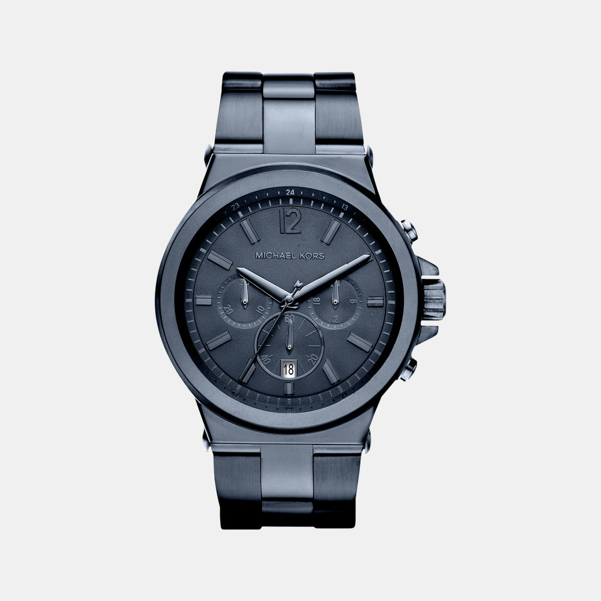 Dylan Men Quartz Blue Dial Chronograph Stainless Steel Watch MK8655