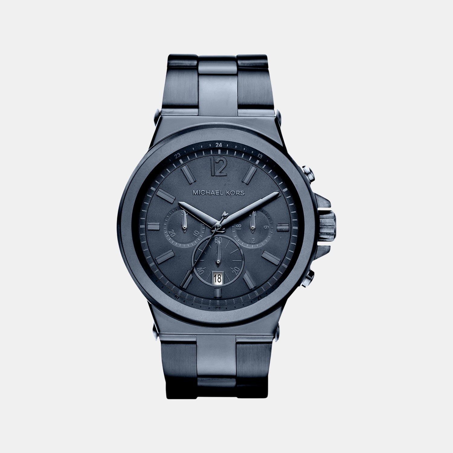 Dylan Men Quartz Blue Dial Chronograph Stainless Steel Watch MK8655