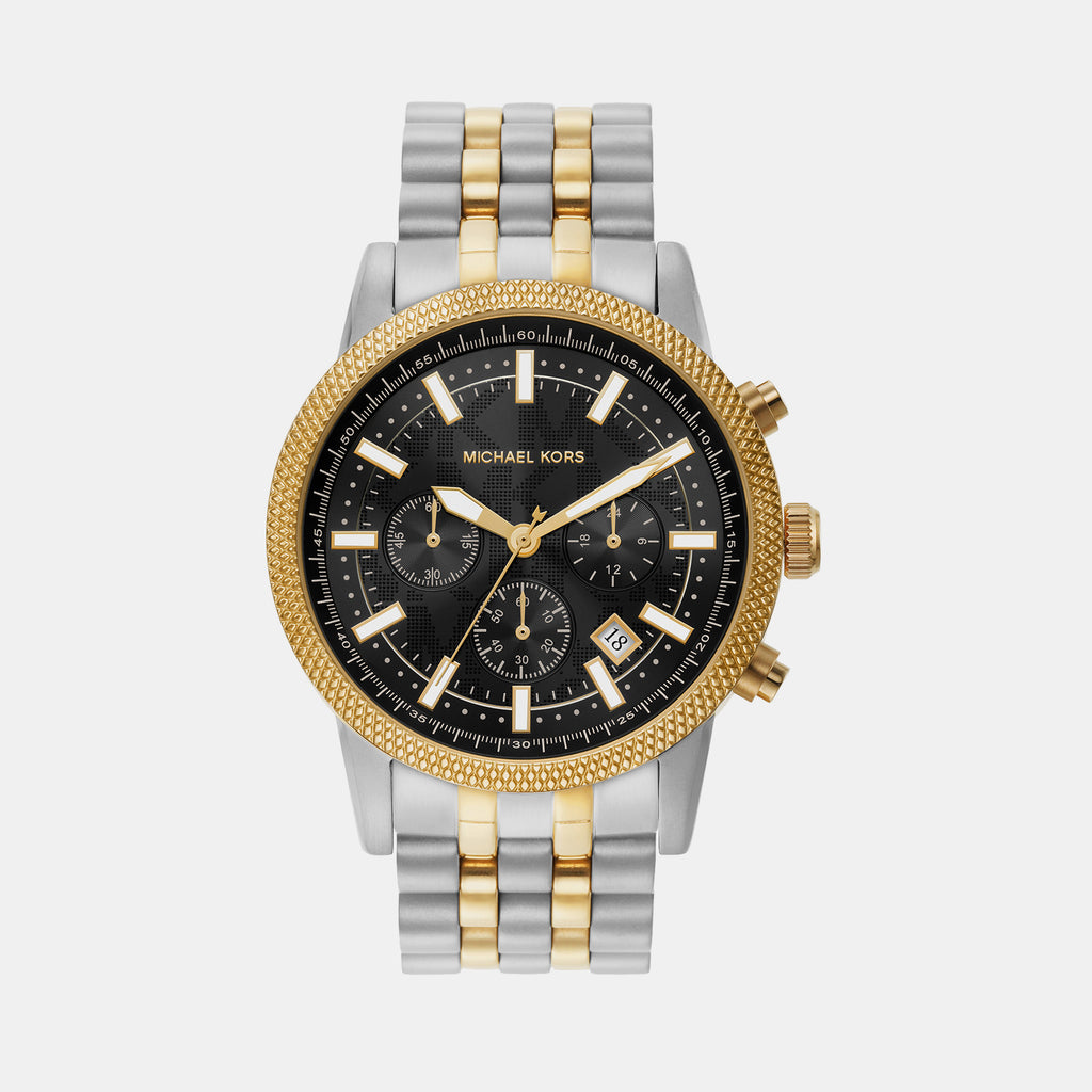 Michael Kors Round Black Chronograph watch