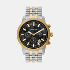 Michael Kors Round Black Chronograph watch