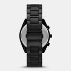 Janelle Men Quartz Black Dial Analog Stainless Steel Watch MK8993