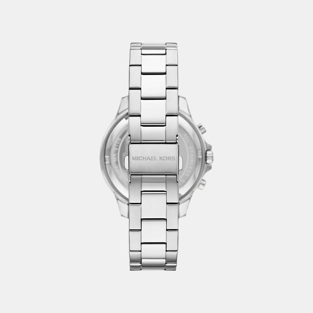 Greyson Men Quartz Navy Dial Analog Stainless Steel Watch MK9107