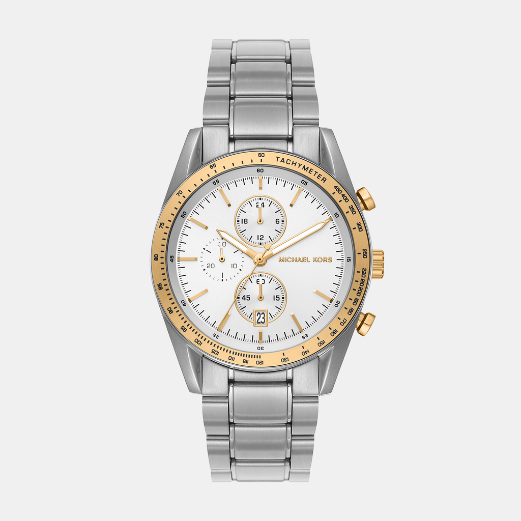 Michael Kors Round White Chronograph watch