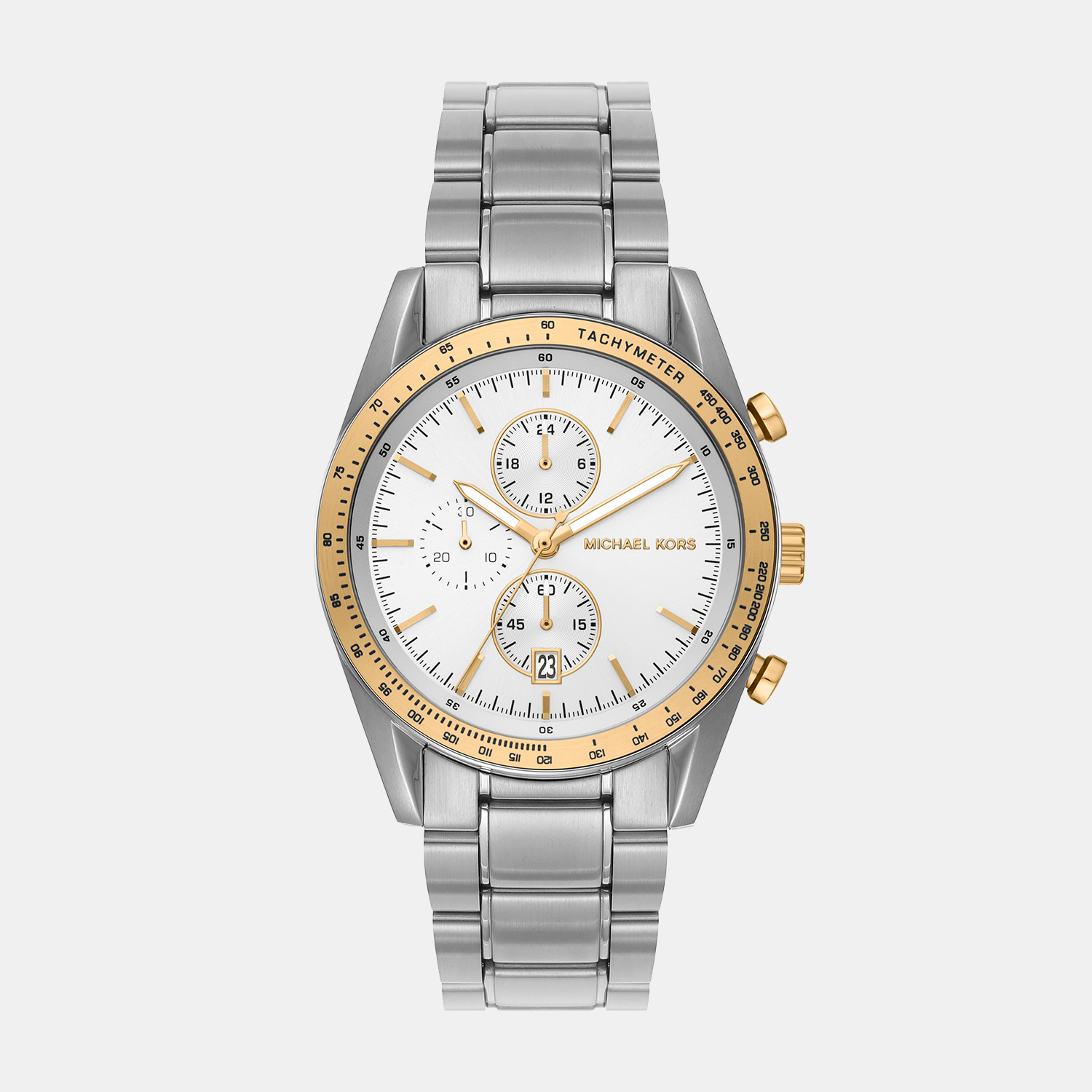 Michael Kors Round White Chronograph watch