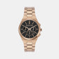 Male Beige Gold Chronograph Stainless Steel Watch MK9119