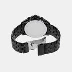 Pilot Men Quartz Black Dial Chronograph Stainless Steel Watch MK9127