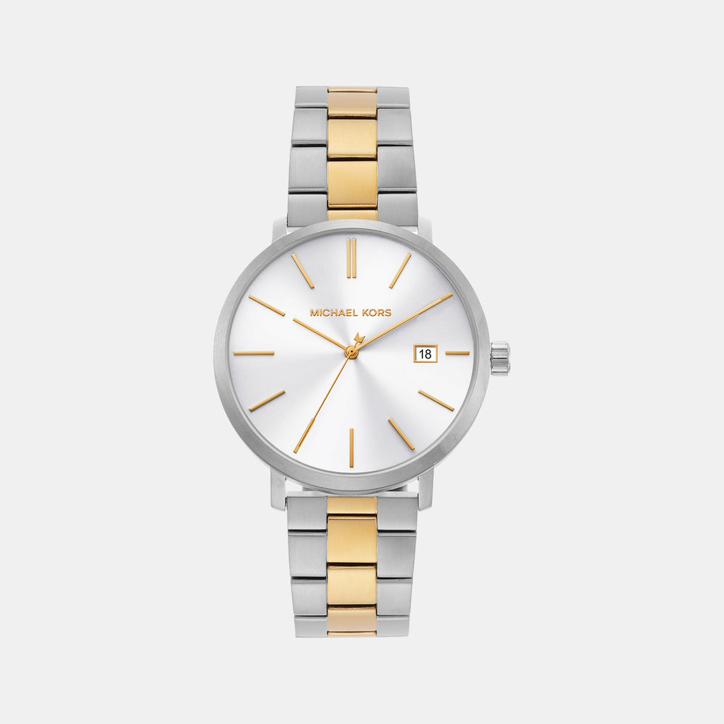 Blake Men Quartz White Dial Analog Stainless Steel Watch MK9134