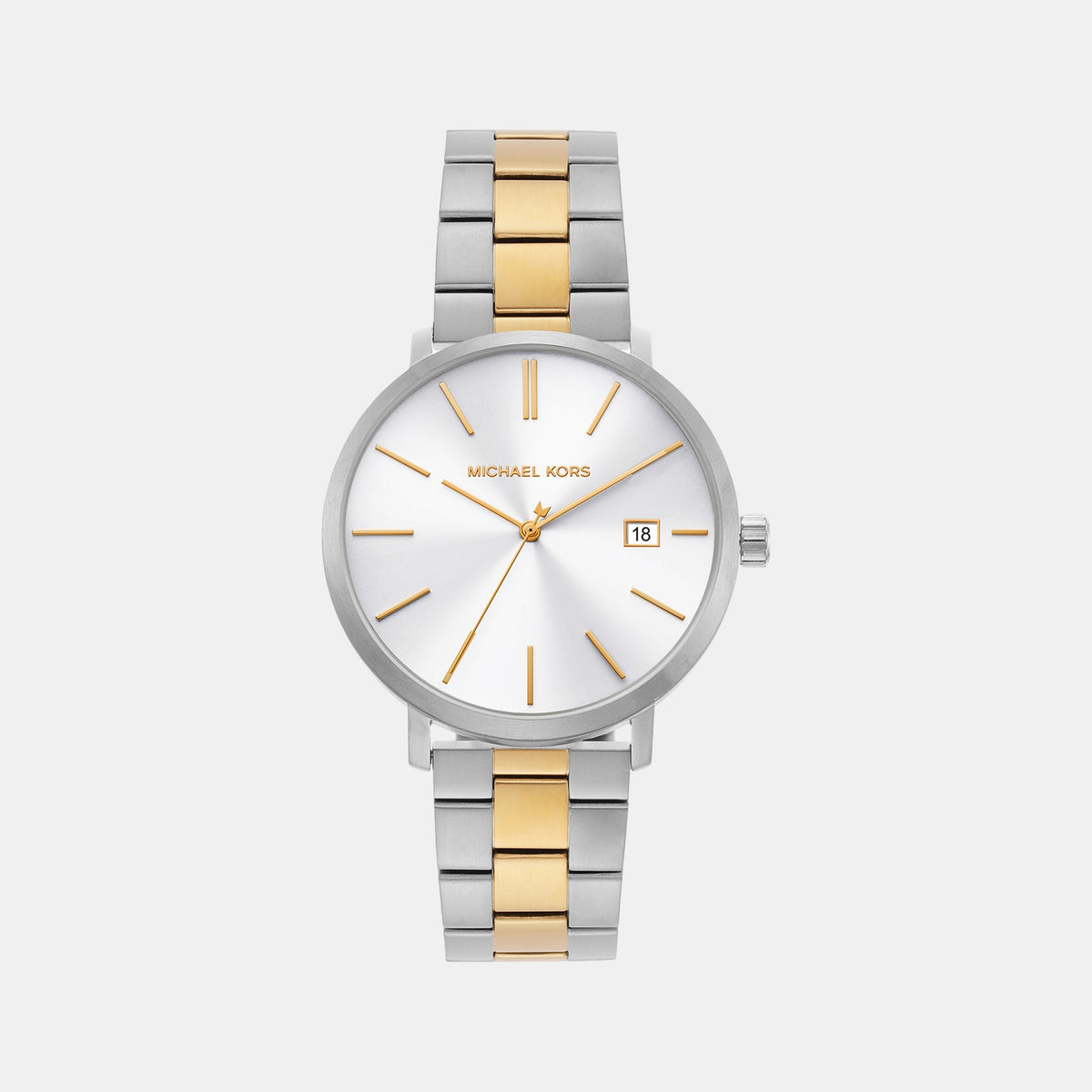 Blake Men Quartz White Dial Analog Stainless Steel Watch MK9134