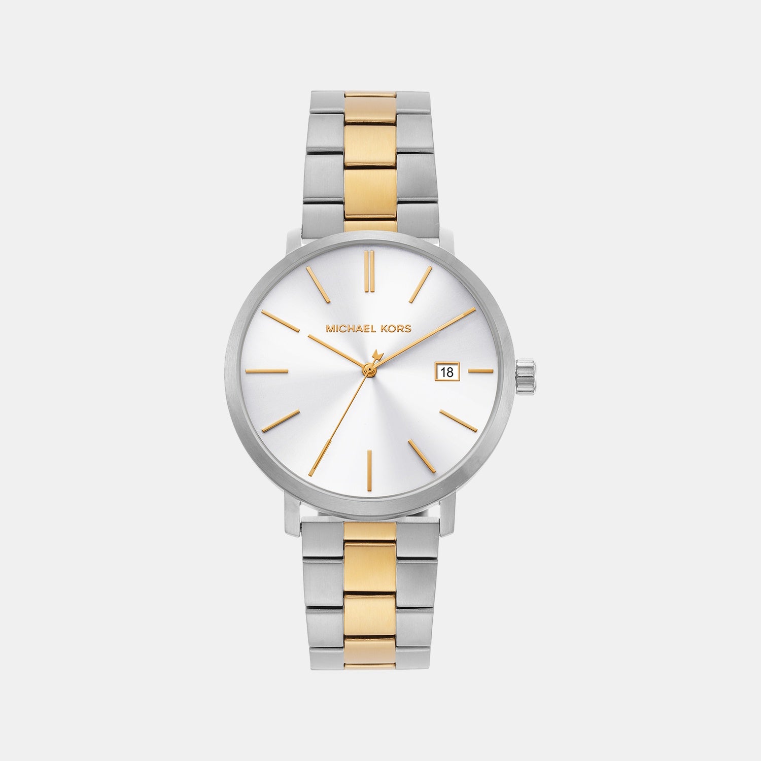 Blake Men Quartz White Dial Analog Stainless Steel Watch MK9134