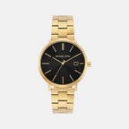 Blake Men Quartz Black Dial Analog Stainless Steel Watch MK9136