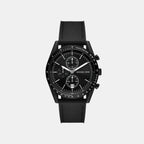 Michael Kors Round Black Chronograph watch