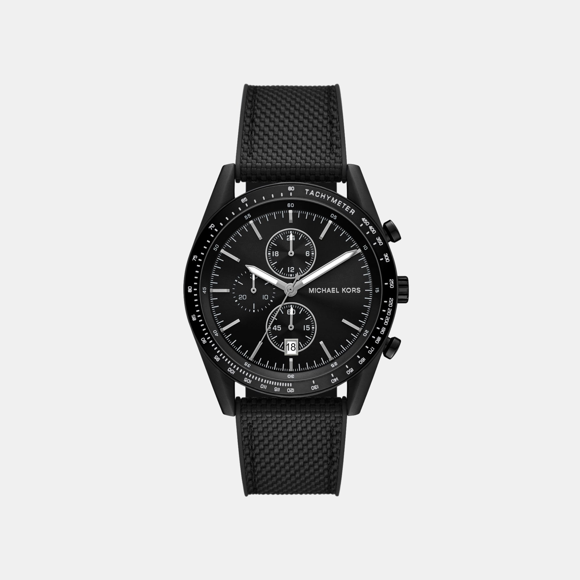 Michael Kors Round Black Chronograph watch