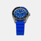 Maritime Men Quartz Blue Dial Analog Silicone Watch MK9156