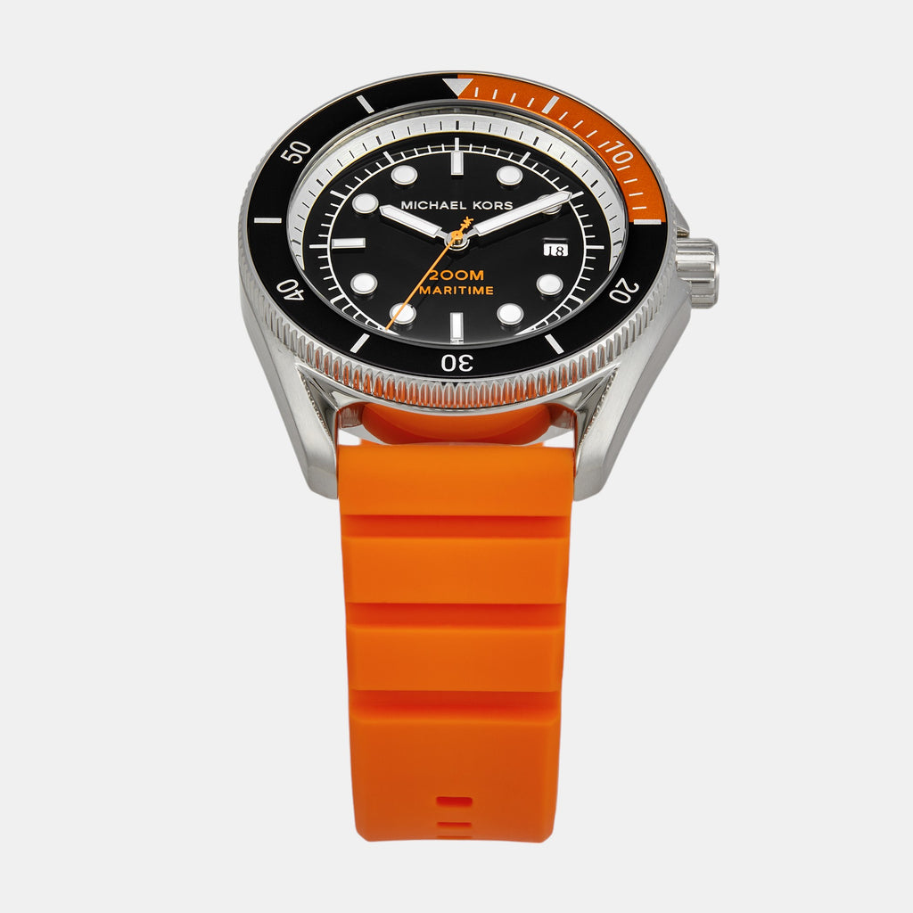 Michael Kors Men Round Black watch