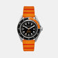 Maritime Men Quartz Black Dial Analog Silicone Watch MK9157