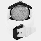 Maritime Men Quartz White Dial Analog Silicone Watch MK9159