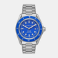 Men Quartz Blue Dial Analog Stainless Steel Watch MK9160