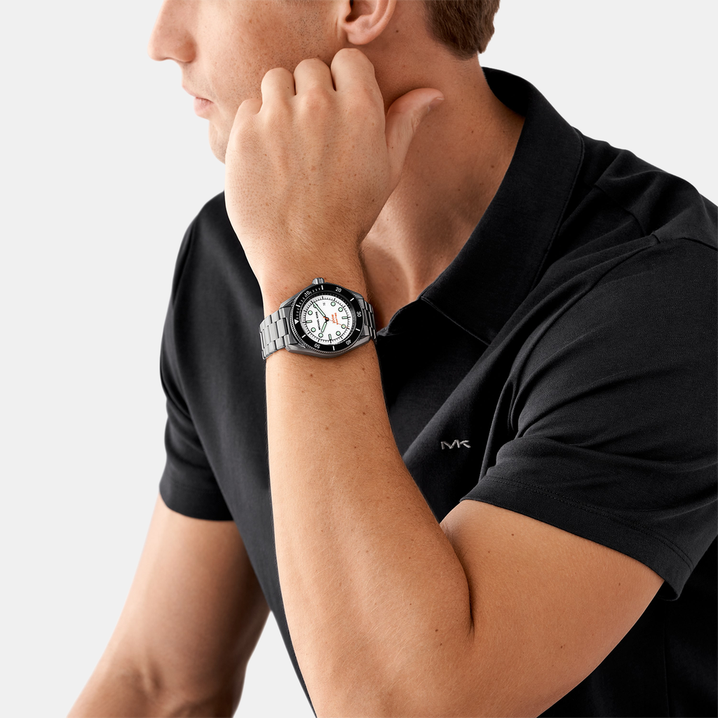 Michael Kors 42 mm Gunmetal Quartz watch