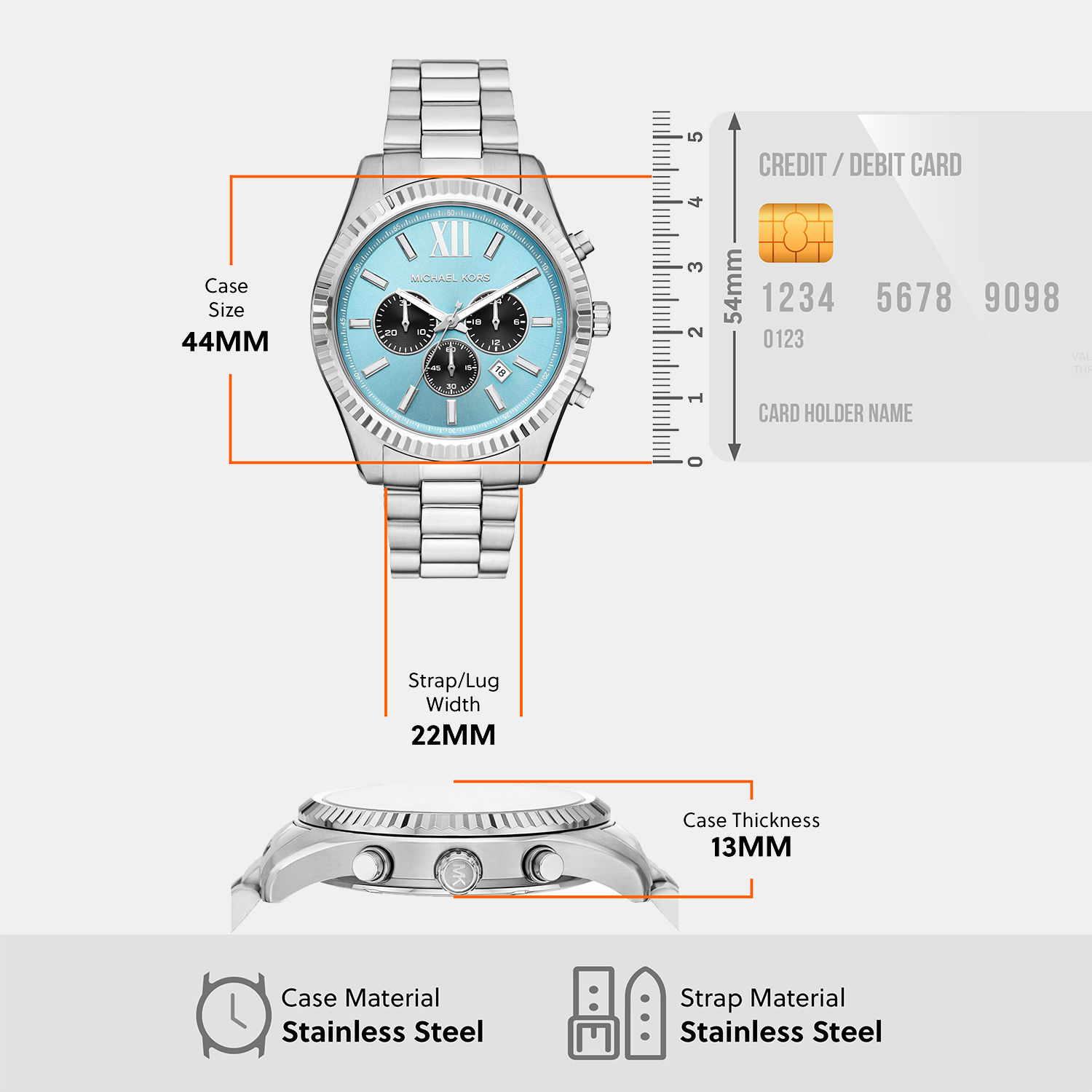 Michael Kors Round Quartz Chronograph Men watch