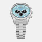 Michael Kors Men Round Black, Blue watch