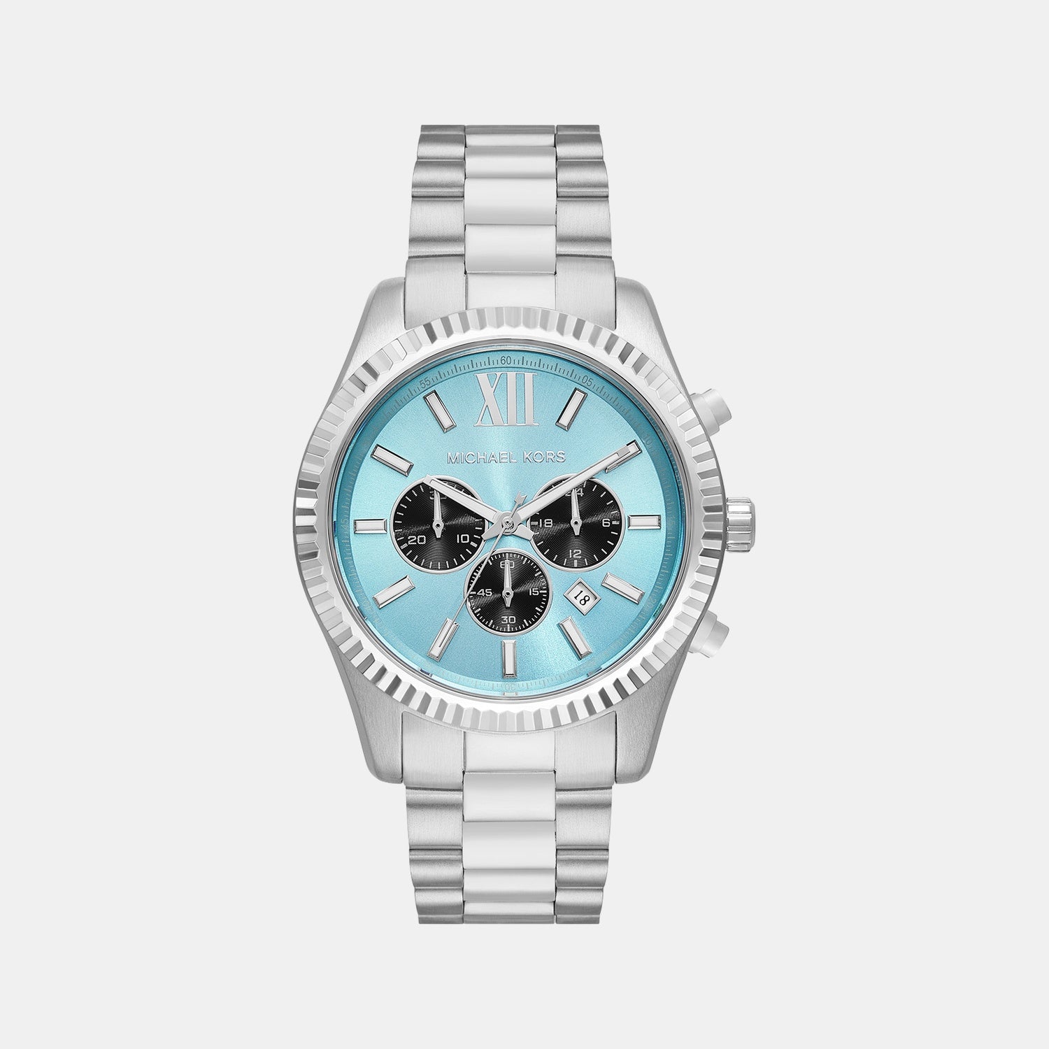 Lexington Men Quartz Two Tone Dial Chronograph Stainless Steel Watch MK9165