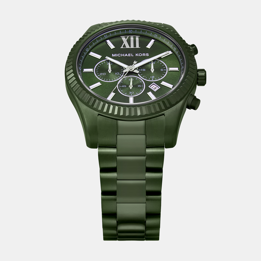 Michael Kors Men Round Green watch