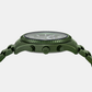 Men Quartz Green Dial Chronograph Stainless Steel Watch MK9166