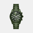Lexington Men Quartz Green Dial Chronograph Stainless Steel Watch MK9166