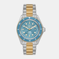 Men Quartz Blue Dial Analog Stainless Steel Watch MK9169