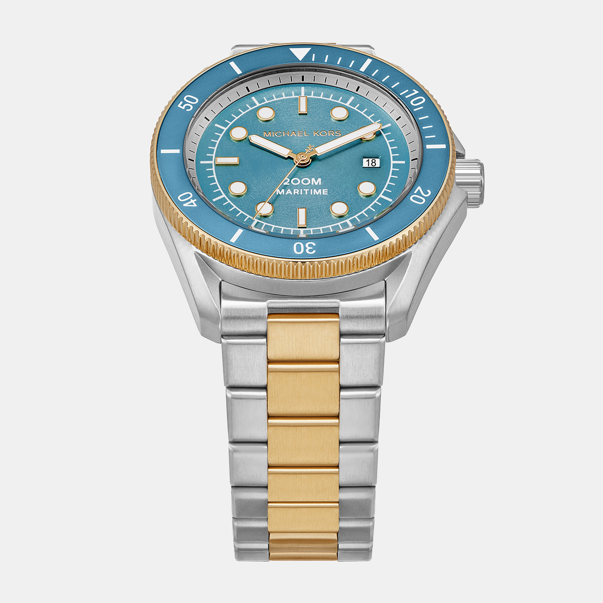 Michael Kors Men Round Blue watch