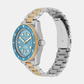 Men Quartz Blue Dial Analog Stainless Steel Watch MK9169