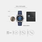 Accelerator 2.0 Men Quartz Blue Dial Analog Silicone Watch MK9174