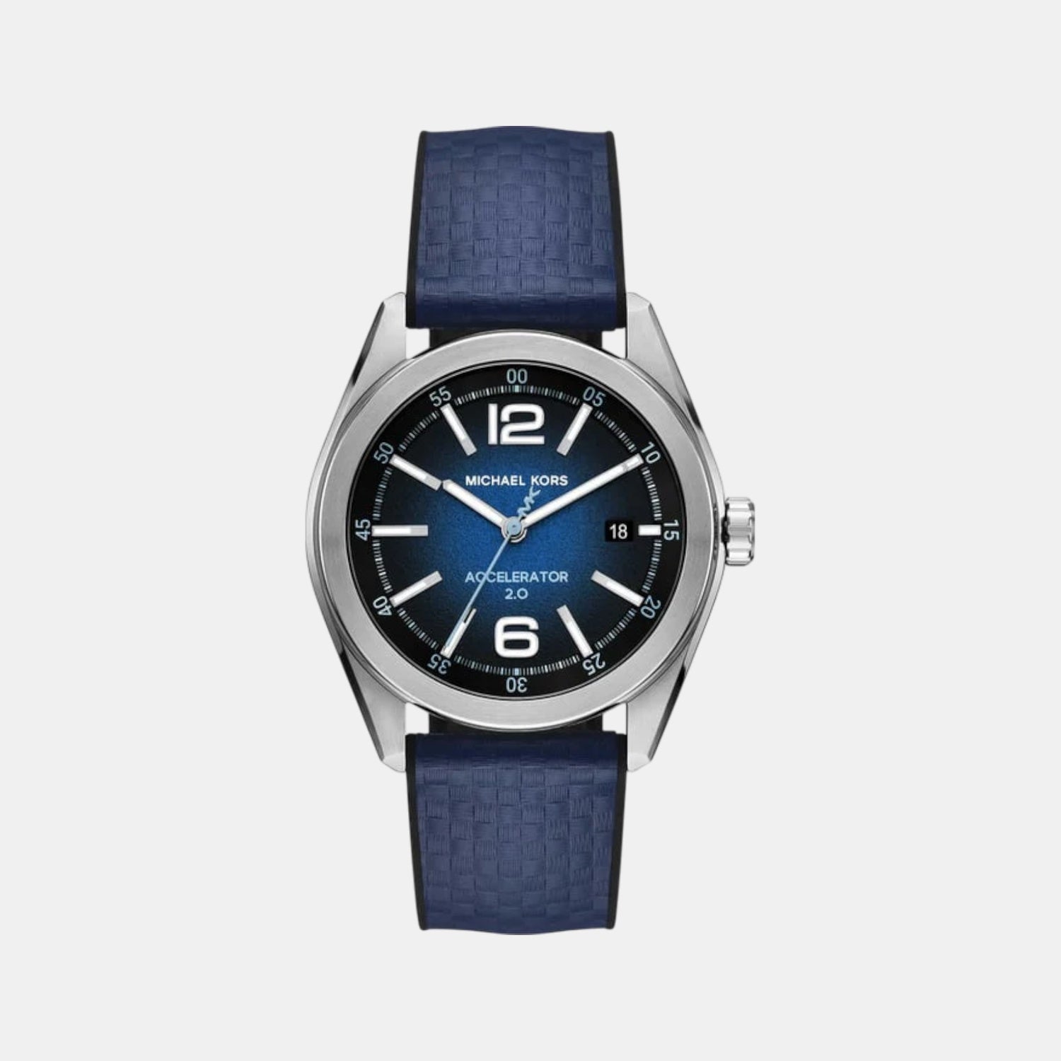 Accelerator 2.0 Men Quartz Blue Dial Analog Fabric Watch MK9174