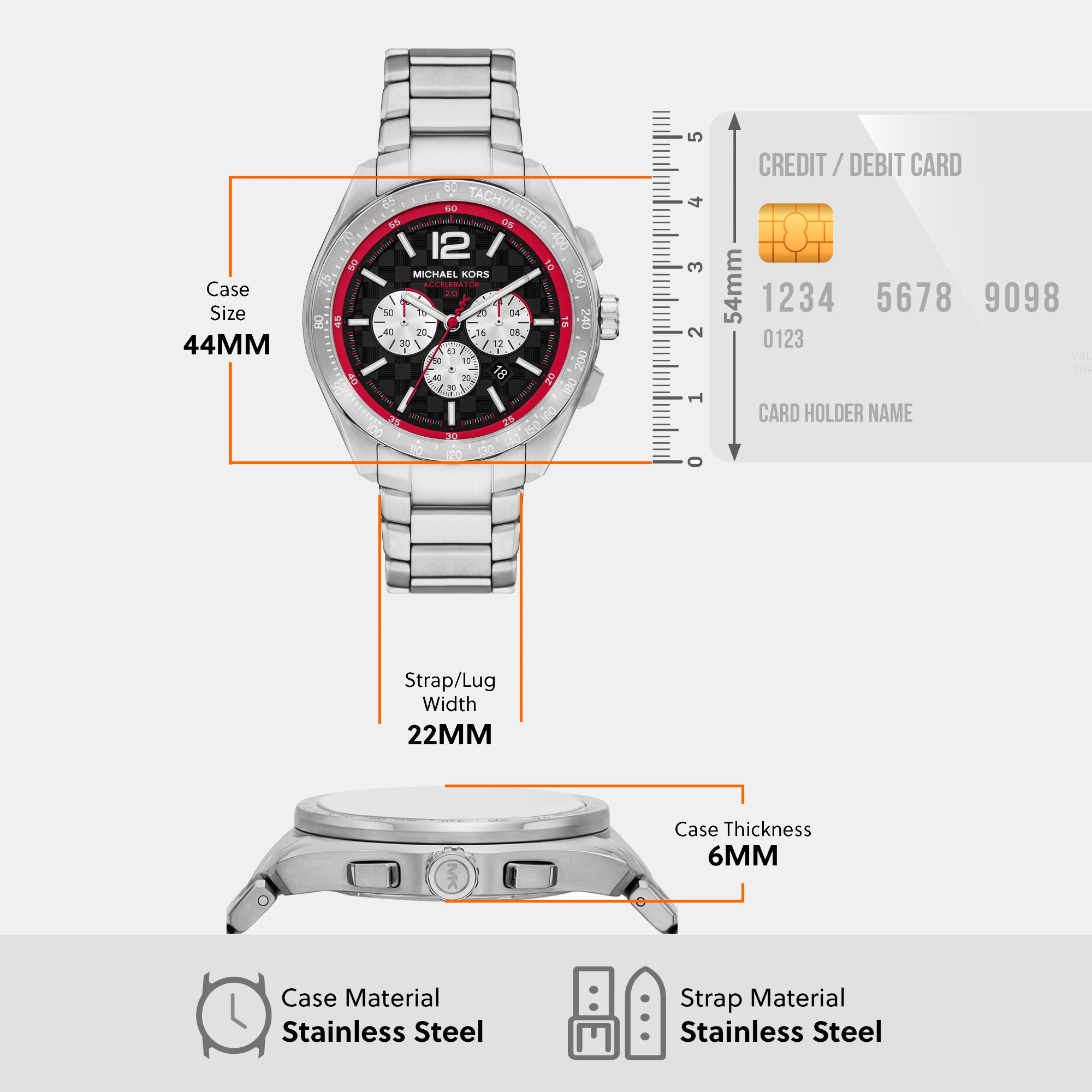 Michael Kors Round Quartz Chronograph Men watch