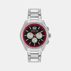 Accelerator 2.0 Men Quartz Black Dial Chronograph Stainless Steel Watch MK9176