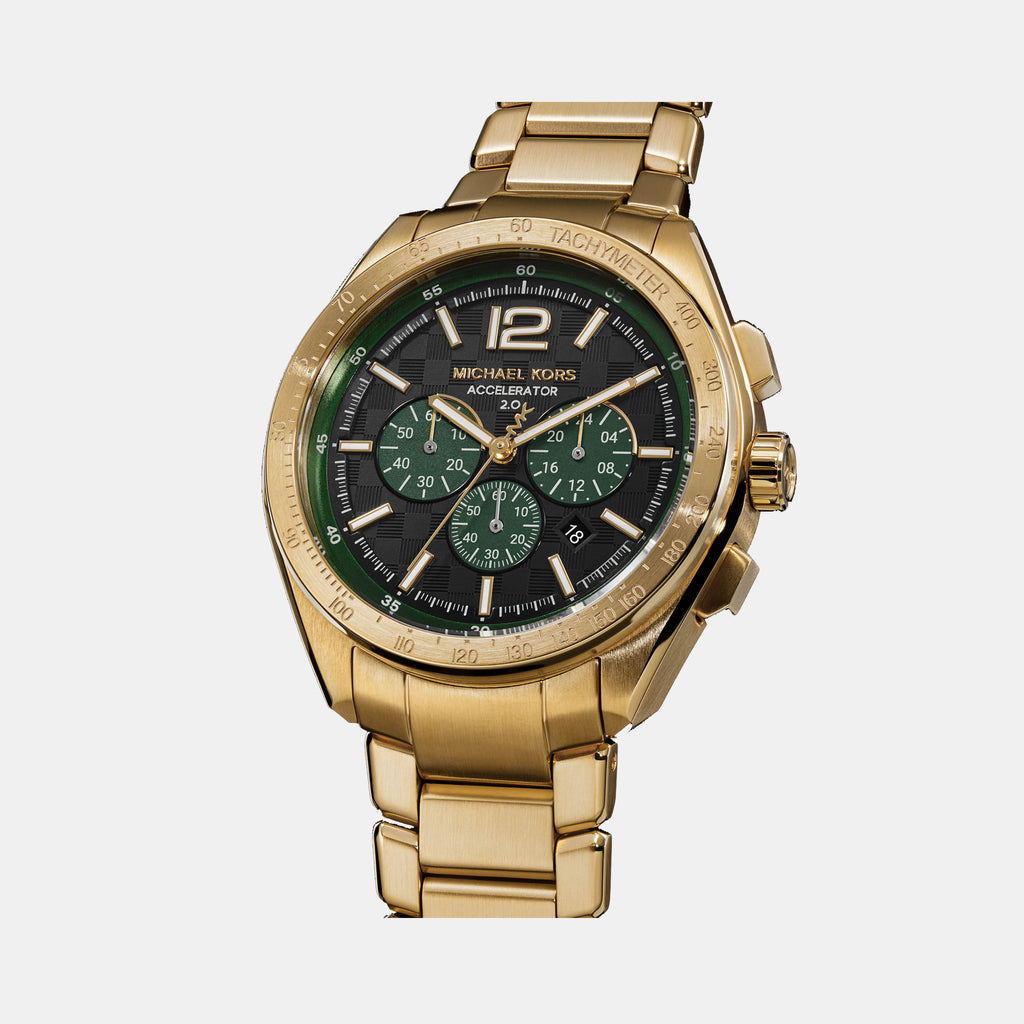 Michael Kors Men Round Black watch