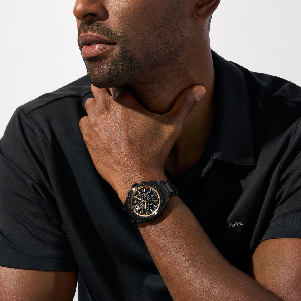 Michael Kors 44 mm Black Quartz watch