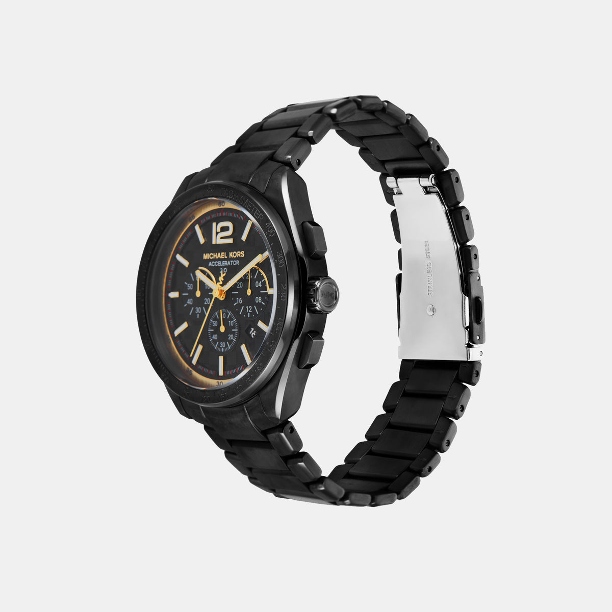 Michael Kors Men Round Black watch